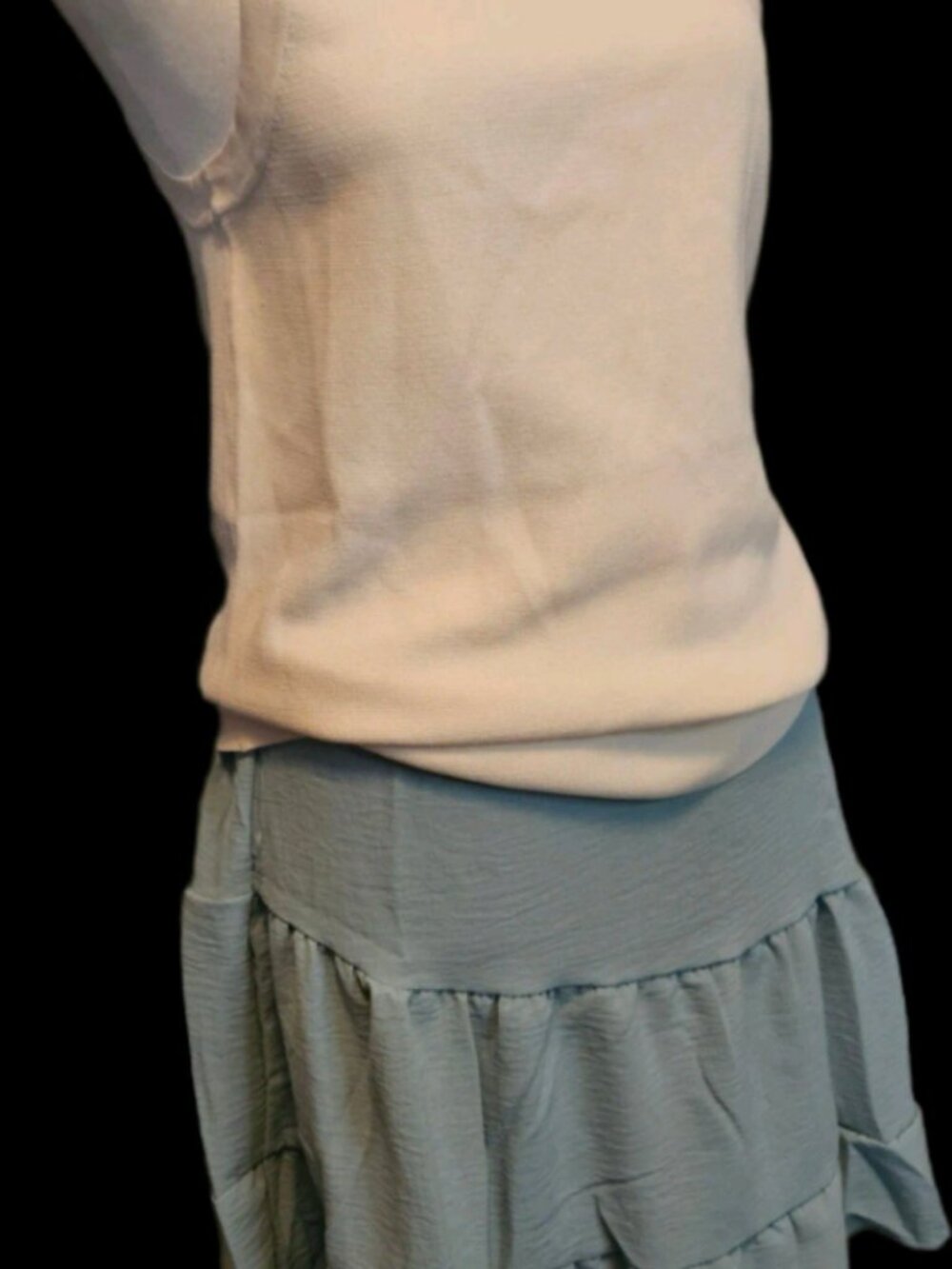Size S Entro Aloe Skirt Ali Row Beige Tank Set NWT